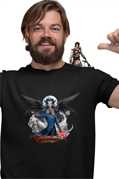 OEM Men's T-Shirt Castlevania Isaac Dracula Demon