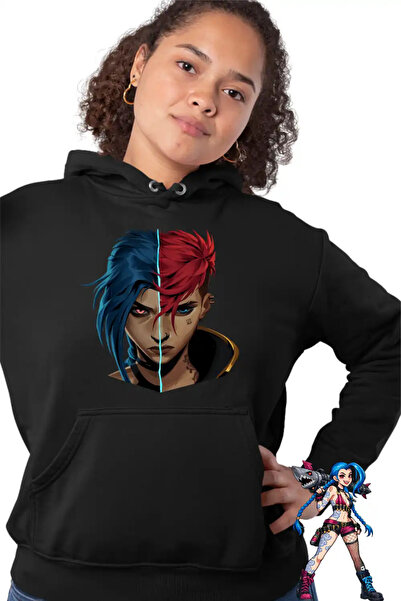 OEM Women's Arcane Jinx Vi Runeterra Hoodie