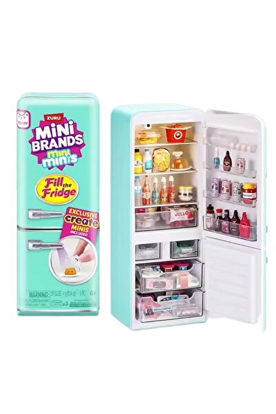 GIOCHI PREZIOSI Mini Brands Mini Buzdolabı Seti – Işıklı Mini Fridge + Mini Y...