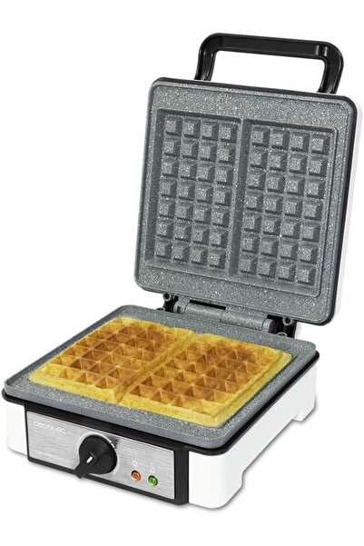 CECOTEC Aparat pentru preparat vafe/gofre Fun Gofrestone Double, 1200W, Invel...