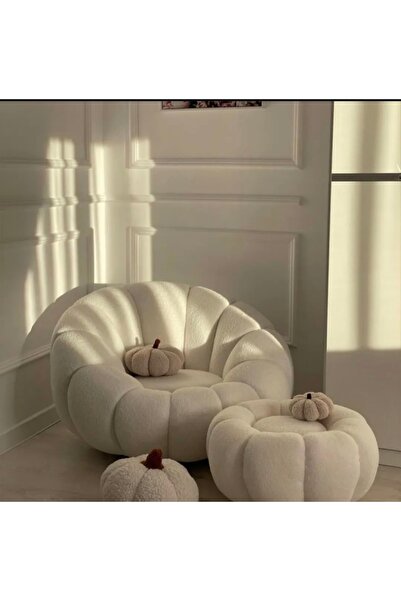 oiphome Λούτρινος κολοκύθας 3 τεμάχια διακοσμητικό αντικείμενο κολοκύθας 30εκ.