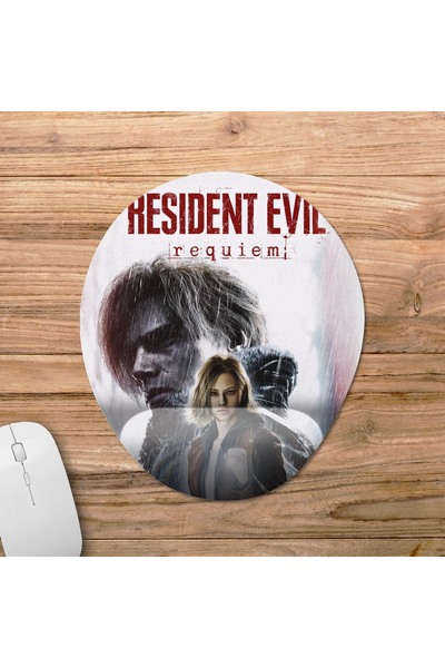Pixxa Resident Evil 9 Requiem Wrist Support Mousepad Model 2 - Oval