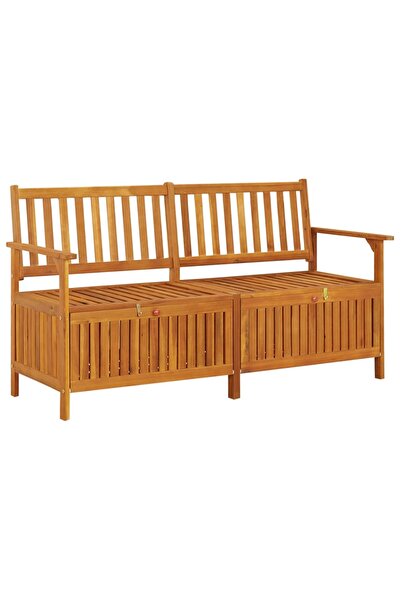 vidaxl Bancă de depozitare, 148 cm, lemn masiv de acacia