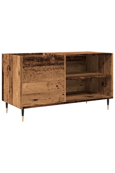 vidaxl Dulap pentru discuri, lemn vechi, 84,5x38x48 cm, lemn prelucrat