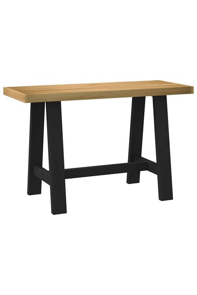 vidaxl Birou NOAIN Picioare în formă A 120x50x75 cm lemn masiv de pin