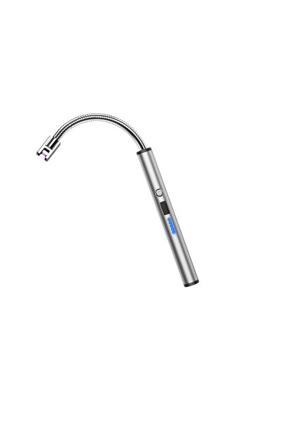 OEM Electric lighter with USB charging, 230 mAh, silver