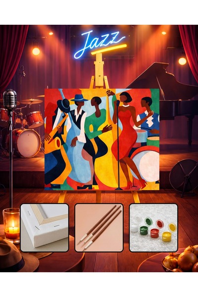 ORENDA HOBİ SANAT SAYILARLA BOYAMA Jazz