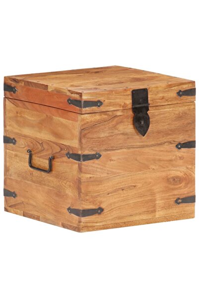 vidaxl Chest, 40x40x40 cm, solid acacia wood