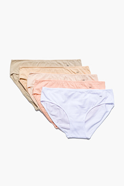 Paul Kenzie Pachet de 5 chiloți slip pentru femei - Nud