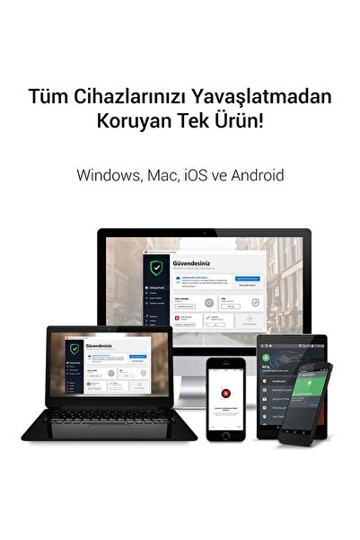 BITDEFENDER Total Security 5 Cihaz 1 Yıl - Türkçe Son Sürüm Lisans - Antivirüs Yazılımı