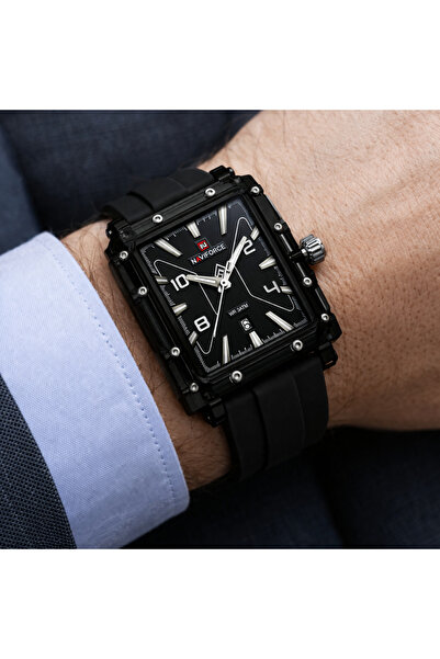 Naviforce Transparent Case Men's Watch – Modern, Stylish, and Eye-Catching De...