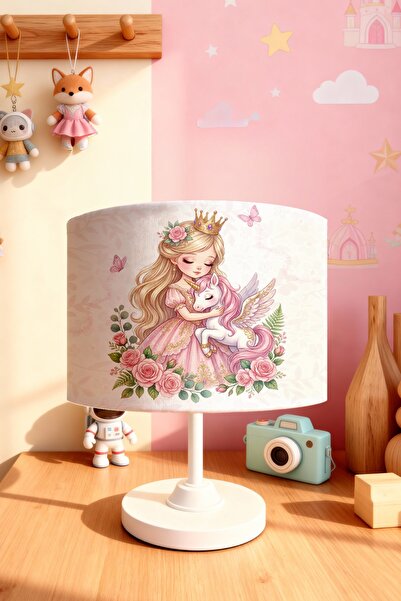EVPANYA Rose Garden Princess Patterned Children's Room Lampshade