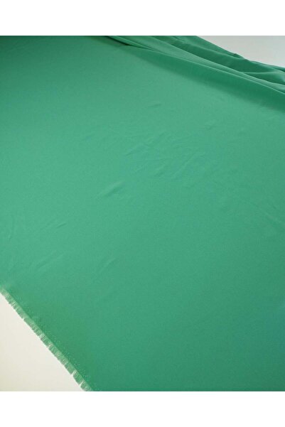 Kumaş Parça Green Color Crepe Chiffon Fabric 150X220Cm