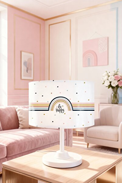 EVPANYA Happiness Themed Patterned Children's Room Lampshade