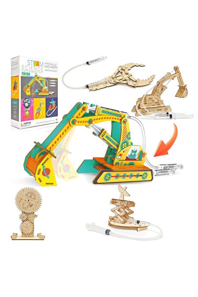 MATTELOT TOYS Σετ Κατασκευής 4 σε 1 – Πειράματα Υδραυλικών Μηχανισμών