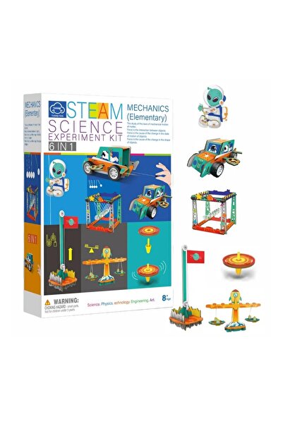 MATTELOT TOYS Set de construit 6 in 1 – Experimente Mecanica si Fizica Elemen...