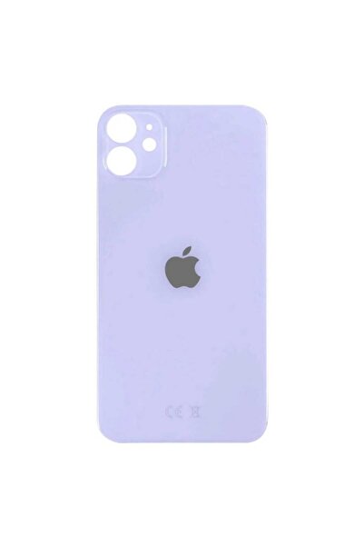 OEM Battery Cover For Apple iPhone 11 Purple, Glass, No Adhesive, No Camera G...