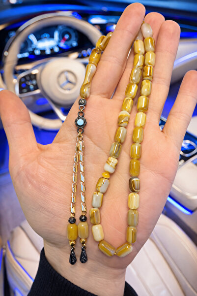 A-STİL TAKI Men's Gift Box Double Gold Plated Katelin Prayer Beads