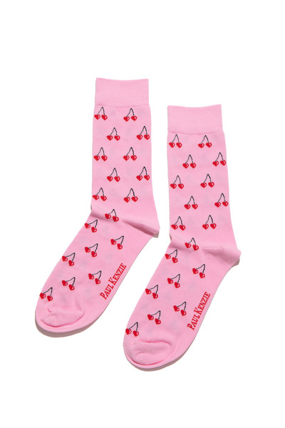 Paul Kenzie مجموعة عيد الحب - جوارب سوكيت - تشيريز أون توب