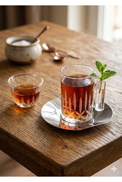 Turkish Store İstanbul Turkish Store X Model 18-Piece Tea Set