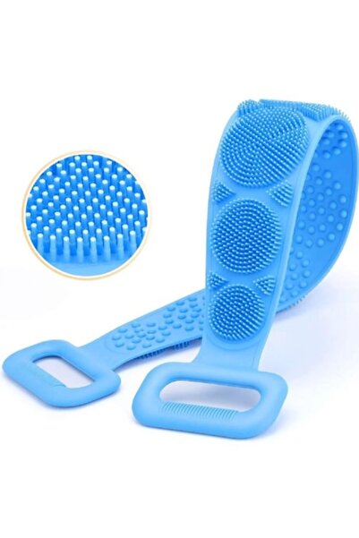 Trendily Βούρτσα σώματος με μασάζ, σιλικόνης, μπλε, 60 εκ.