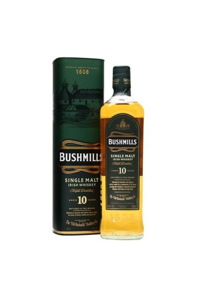 Bushmills Irish 10 Ani Single Malt Whiskey 40% 0.7l