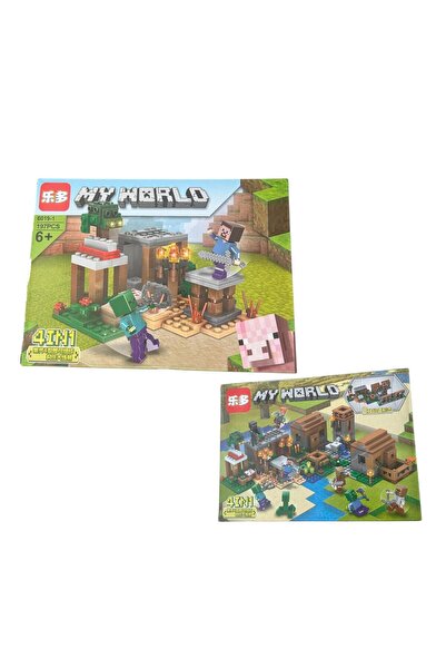 ADIRI SHOP My World 4-in-1 construction set, 197 pieces, figures included, +6...