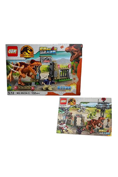 ADIRI SHOP Set construcție interactiv 4 în 1 - dinozaur T-Rex cu poartă, 132 ...