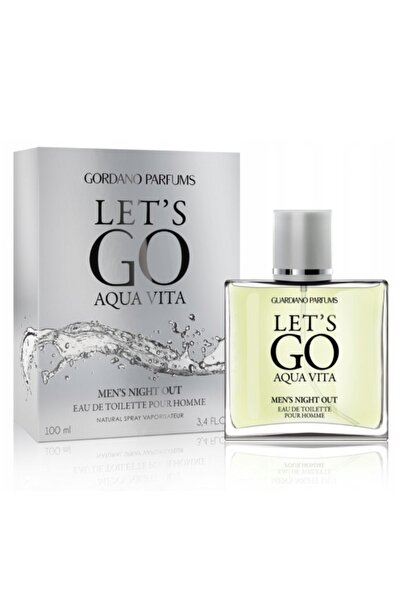 GORDANO PARFUMS LET’S GO AQUA VITA Eau de Toilette for Men, 100 ml