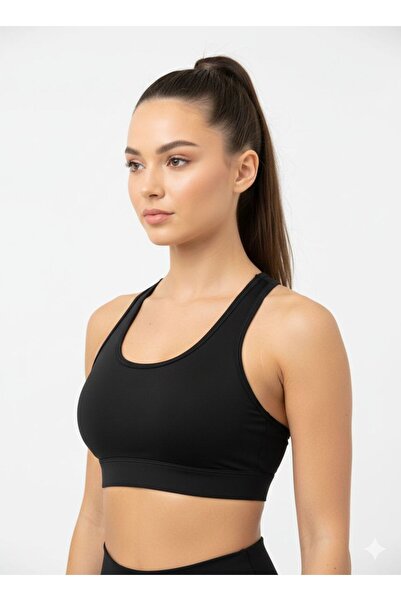 Kadın Büstiyer Likralı Koşu Fitness Dans Sports Bralet