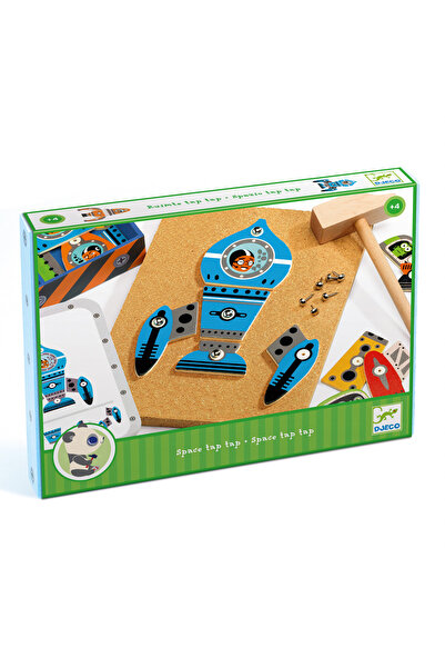 djeco Joc de asamblare Nave spațiale Tap Tap,