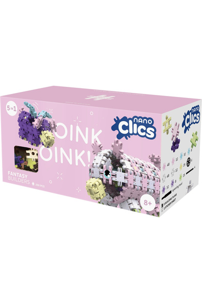 Clicstoys Nano Clics Για φανταστικές κατασκευές 250 τεμάχια, Clicformers