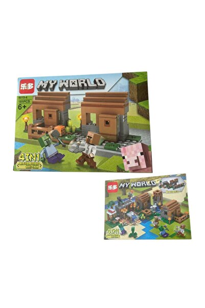 ADIRI SHOP My World 4 in 1 construction set, 181 pieces, figures included, +6...
