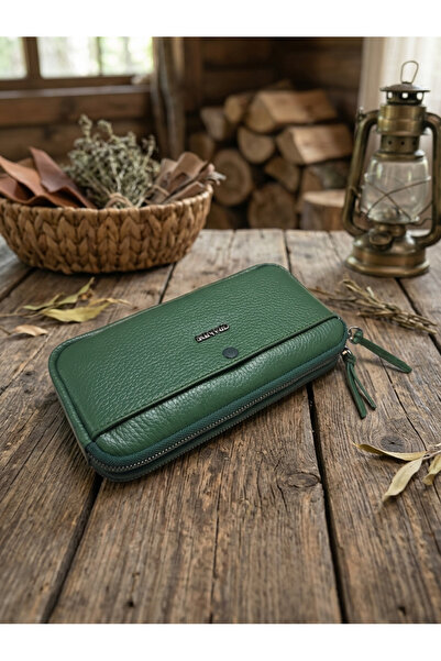 PASSTELL 100% Genuine Leather Women's Handbag and Wallet Phone Holder