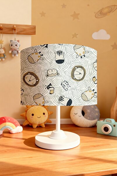 EVPANYA Nordic Forest Patterned Children's Room Lampshade
