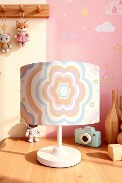 EVPANYA Layered Flower Dreams Patterned Children's Room Lampshade
