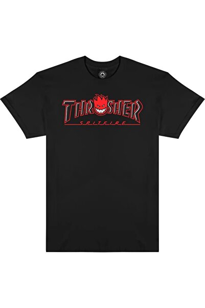 Thrasher Spitfire Big Head Black T-Shirt