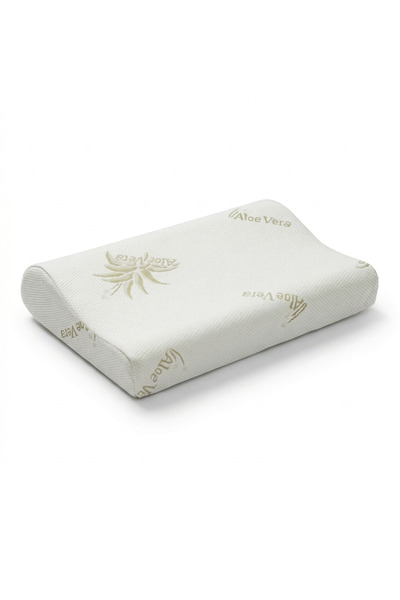 Meltem Ergonomic Memory Foam Aloe Vera Pillow 47x33 cm