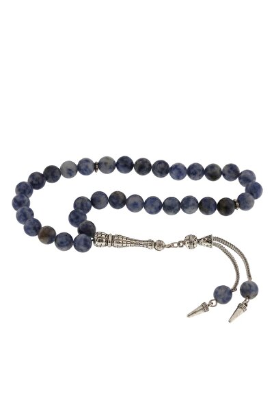 Inure Jewelry ​ Mărgele de rugăciune din piatră naturală cu ciucuri metalice ...