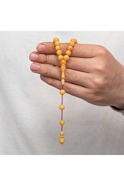 Inure Jewelry Στρογγυλή σύσφιξη Κεχριμπάρι Χάντρες προσευχής