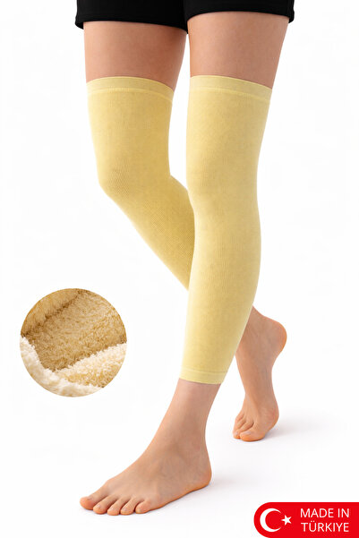 feminight Heated Knee Pad - Towel Inner Surface - Knee Protector - Soft (Unisex)