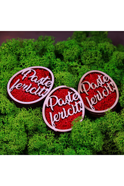 Creators of Crafts Magnet Decorativ De Paște – Ou Cu Licheni Și Mesaj „Paște ...