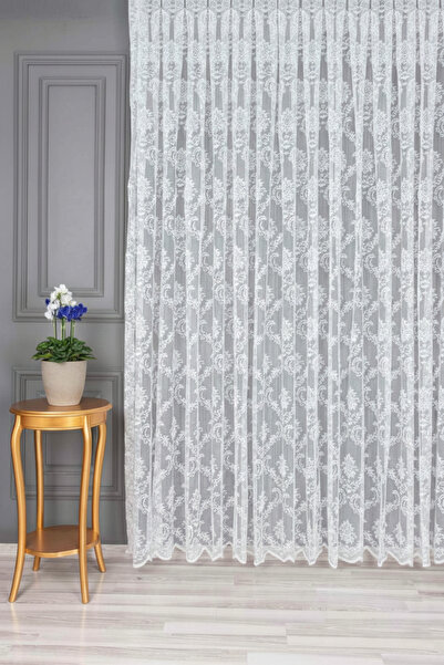 Vooralles Eerliefdevol 1/2,5 Orta Pile 14053 Damask Dantel Desen KDK Örme Düz...