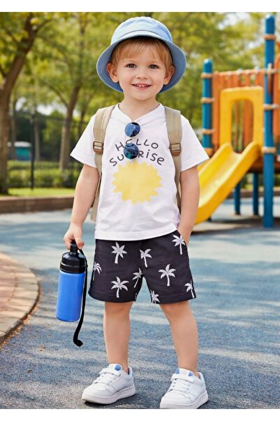 Yerli Hello Sunrise Summer Top and Bottom Set