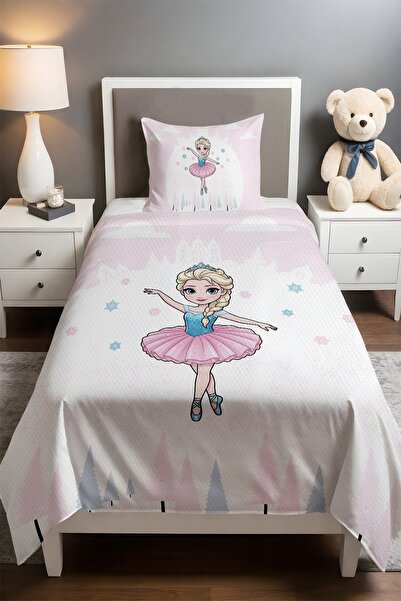 EVPANYA Ice Princess Ballet Patterned Single Baby Kids Piqué Set