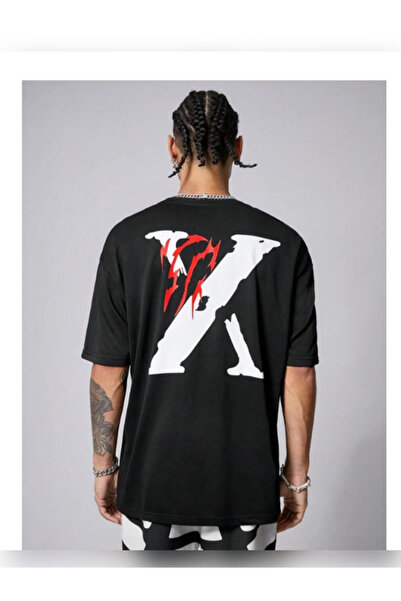 TİMİSİVA Μπλουζάκι Unisex oversized με τύπωμα με κοντό μανίκι και λαιμόκοψη, ...