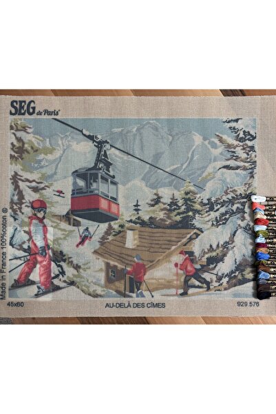 ÇeşitPınarı Seg Bakılı Goblen 45x60 cm İplikli Set