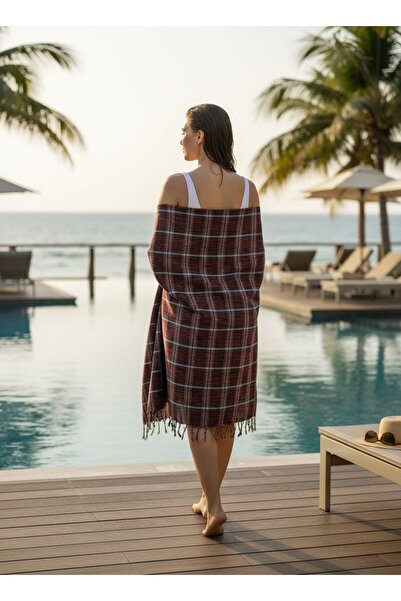 DNRYSL Buldan Karatezgah Woven Cotton Peshtemal, Pareo, Shawl - Multi-Purpose...