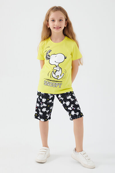 Disney Set din două piese cu tricou și pantaloni scurți pentru fete