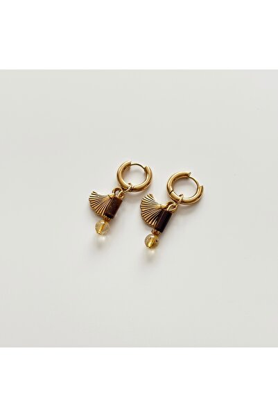 Vesce Atelier Sun Wild Natural Stone Earrings